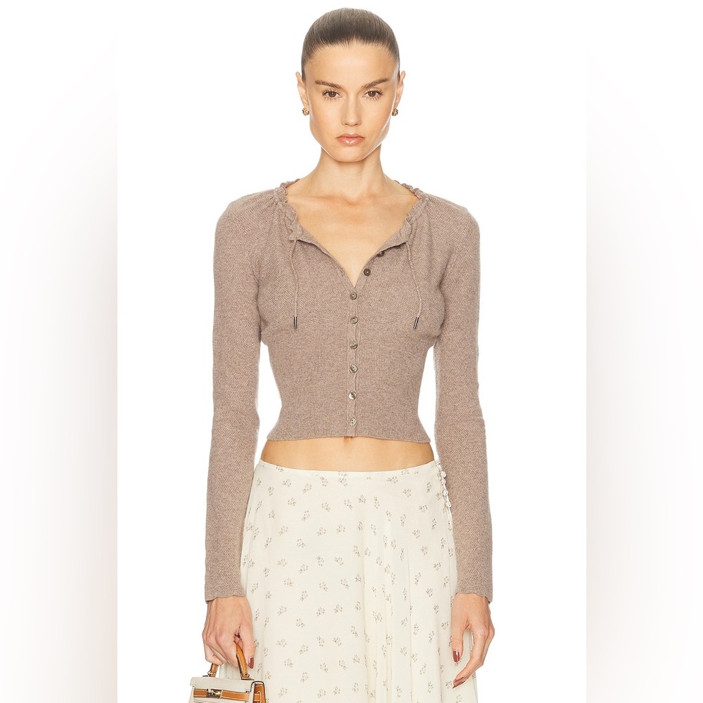 MIRROR PALAIS Drawstring Cardigan - wool blend
